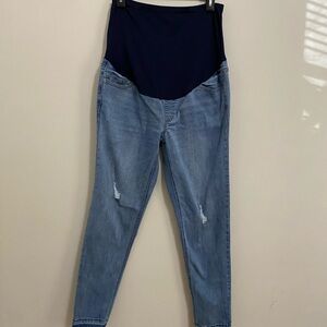 Time and Tru Women's Light Blue Maternity Jeggings